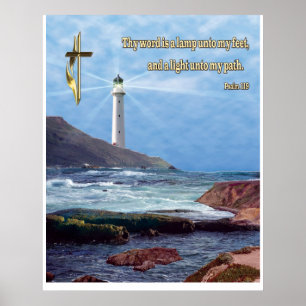 Psalm 119 Christliches Poster