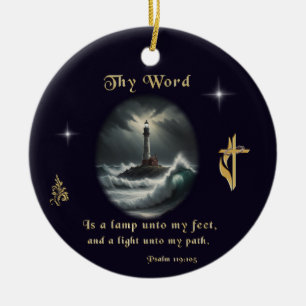 Psalm 119 keramik ornament