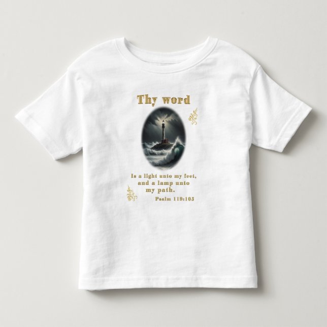 Psalm 119 kleinkind t-shirt (Vorderseite)