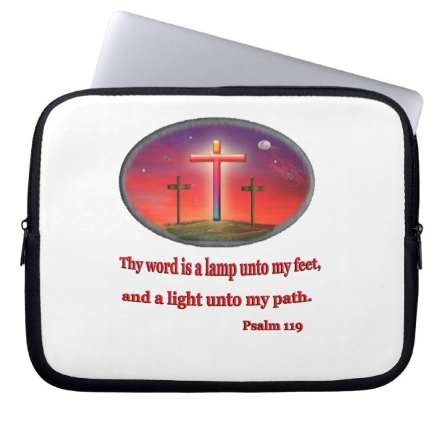Psalm 119 laptopschutzhülle (Vorderseite)