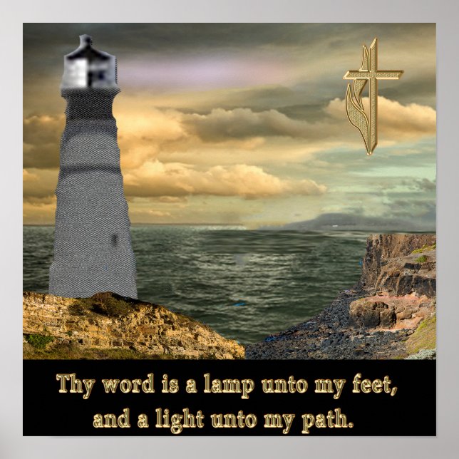Psalm-119-Plakat Poster (Vorne)