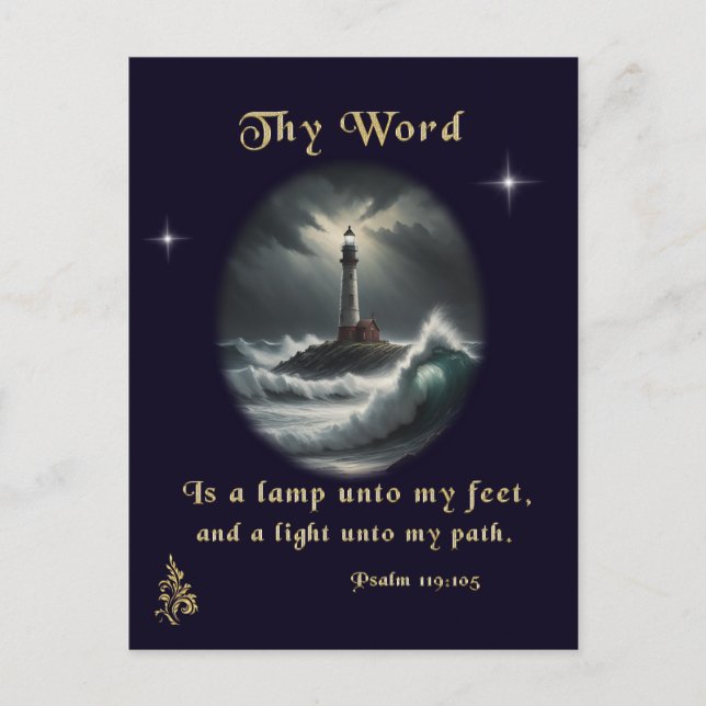 Psalm 119 postkarte (Vorderseite)