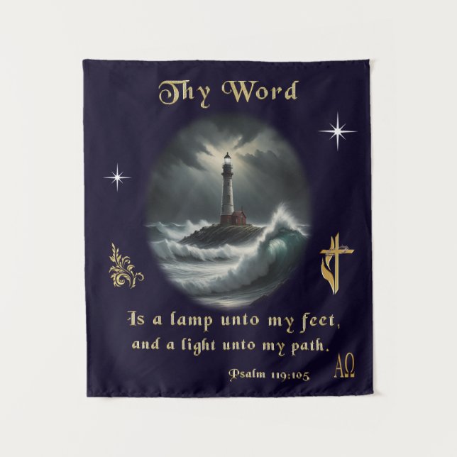 Psalm 119 wandteppich (Vorderseite)