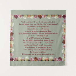 Psalm 11, Schrift, Bibelverse, Wandteppich