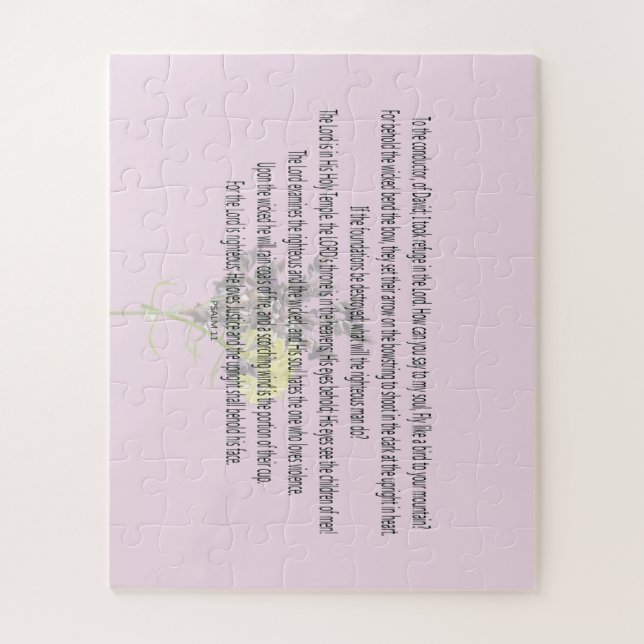 Psalm 11 Scripture Art - Göttliche Gerechtigkeit u (Vertikal)