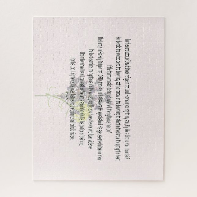 Psalm 11 Scripture Art - Göttliche Gerechtigkeit u (Vertikal)