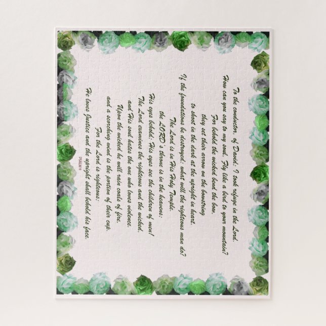 Psalm 11 Scripture Design for Verse Art (Vertikal)