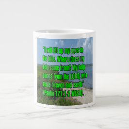 Psalm 121:1-2 WEBU-Tasse Jumbo-Tasse