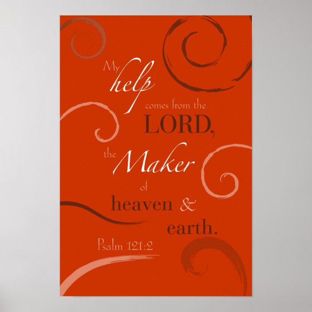 Psalm 121:2 poster (Vorne)