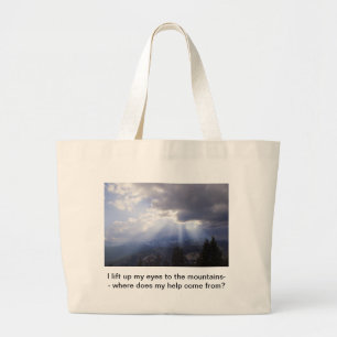 Psalm 121 jumbo stoffbeutel