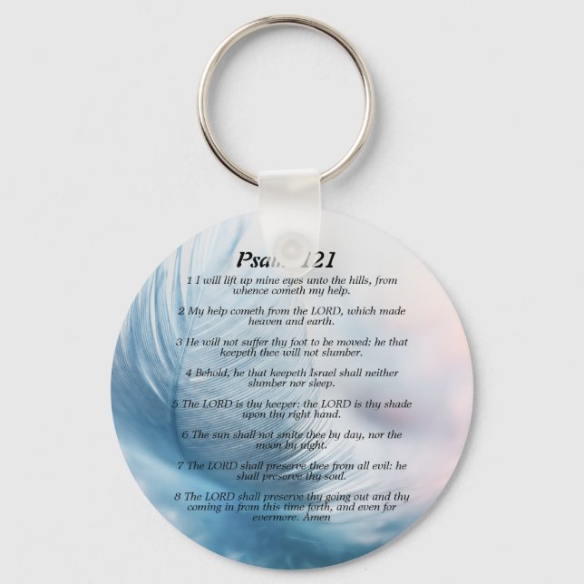 Psalm 121 Schlüsselanhänger (Vorderseite)
