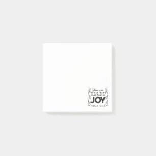 Psalm 126:5 Schrift-Typografie – Ernten in Freude Post-it Klebezettel