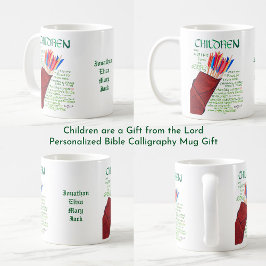 Psalm 127 3-5 Kinder Bibelverse Christlich Kaffeetasse