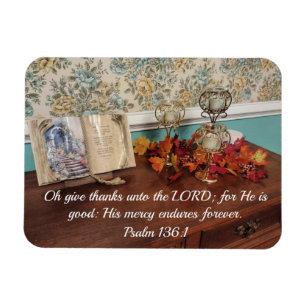 Psalm 136:1 O dankt dem Herrn; denn Er ist Magnet