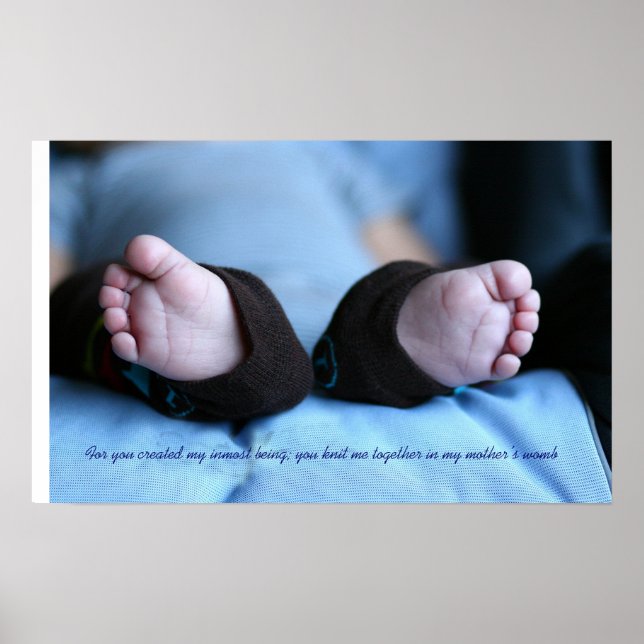 Psalm 139:13 poster (Vorne)