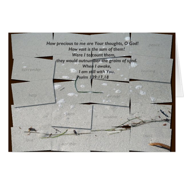 Psalm 139:17,18 (Vorderseite (Horizontal))