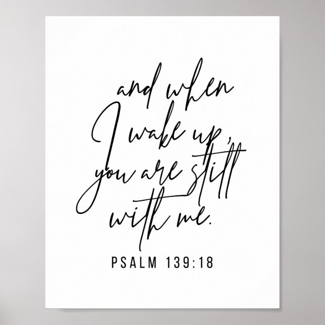 Psalm 139:18 poster (Vorne)