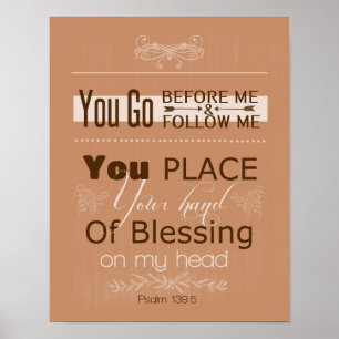 Psalm-139:5 Plakat