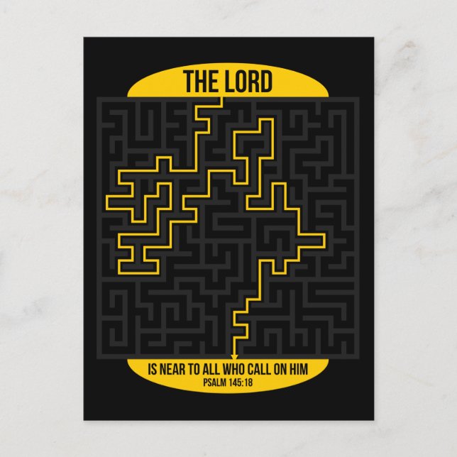 Psalm 145:18 postkarte (Vorderseite)