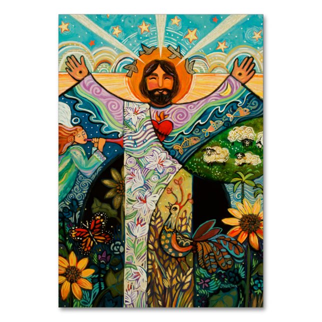 Psalm 148, Alle Schöpfung zu Lob Karte (Vorderseite)
