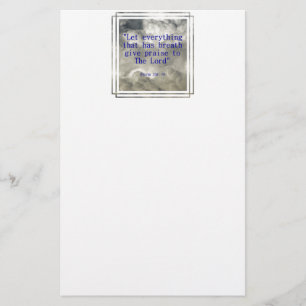 Psalm 150: 6 briefpapier