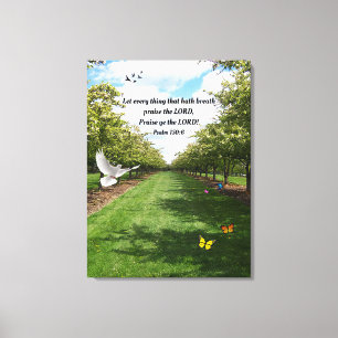 Psalm 150:6 leinwanddruck