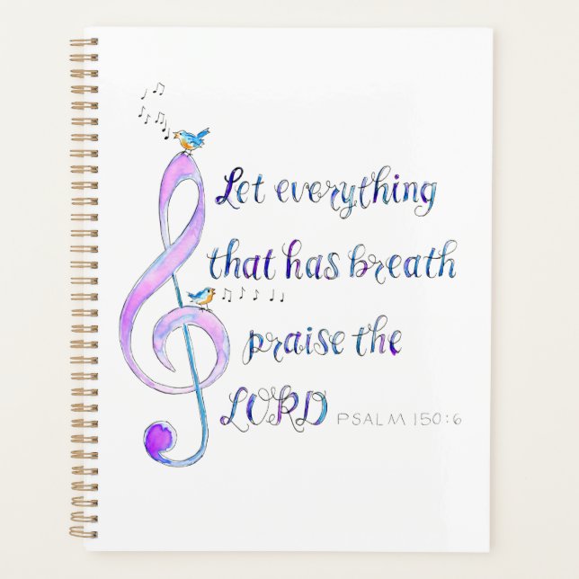 Psalm 150 Praise Planer (Vorderseite)