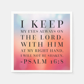 Psalm 16:8 Bibelangebot Serviette