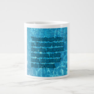 Psalm 17:8-9 WEBU Mug Jumbo-Tasse