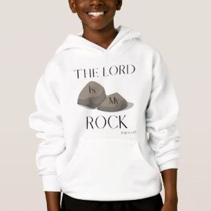 Psalm 18:2 Bibelschrift Zitat KJV Boy's Hoodie