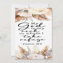 Psalm 18:2 Ermutigungskarte