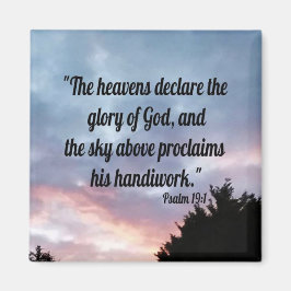 Psalm 19:1 magnet