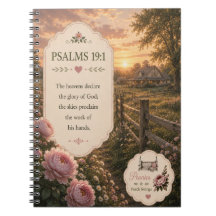 Psalm 19:1 Notizbuch