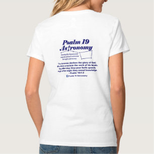 Psalm 19 Astronomie Frauen V-Neck T - Shirt