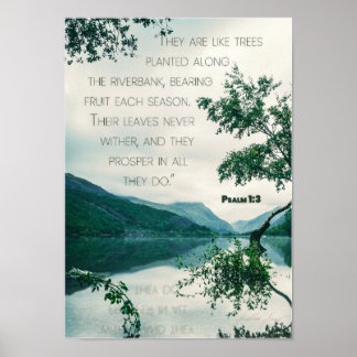 Psalm 1:3 poster