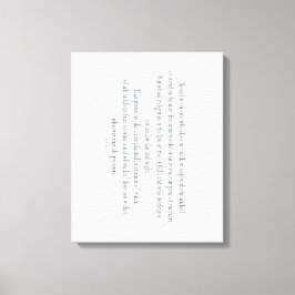 Psalm 1, does not walk in step with the wicked leinwanddruck