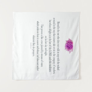 Psalm 1, Flower, Wandteppich