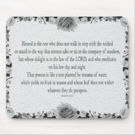 Psalm 1, Ölmalerei, der nicht Schritt läuft Mousepad