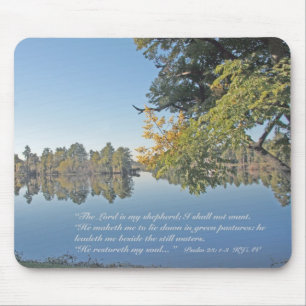 Psalm-23:1 - 3 Schrift Mousepad