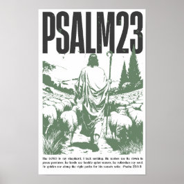 Psalm 23:1-3 “The Lord Is My Shepherd” Poster