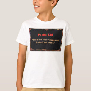 Psalm 23:1 Bibelvers christliches Kinder-T-Shirt T-Shirt