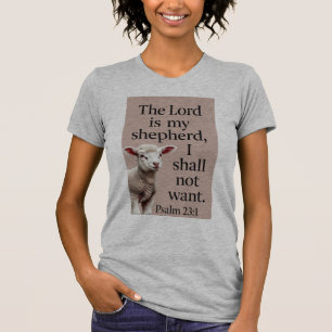 Psalm 23:1 Christliches Lamm Damen T-Shirt
