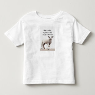 Psalm 23:1 Christliches Lamm Kinder T-Shirt