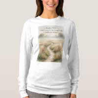 Psalm 23:1 Christliches Langarm-Shirt für Frauen