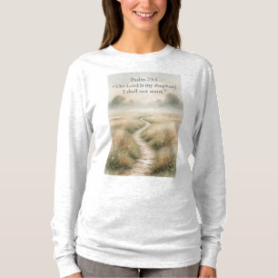 Psalm 23:1 Christliches Langarm-Shirt für Frauen T-Shirt
