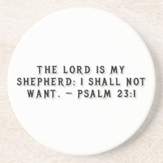 Psalm 23:1 Geschenktasse Getränkeuntersetzer