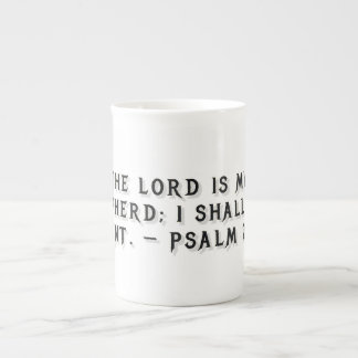 Psalm 23:1 Geschenktasse Prozellantasse