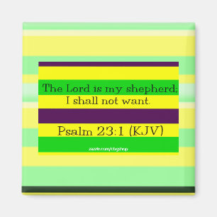 Psalm 23:1 magnet