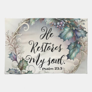 Psalm 23:3 geschirrtuch