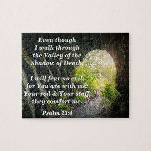 Psalm 23:4 Ich werde keine böse Bibelverse fürchte